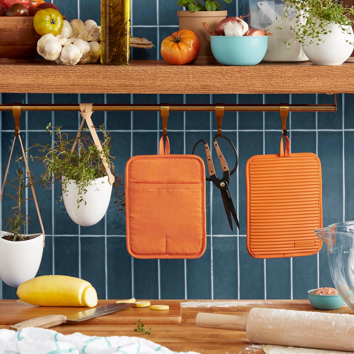 Ribbed Soft Silicone Pot Holder Set, Pot Holders, Oven Mitts, Silicone Pot Holders -2 Pcs Ribbed Soft Silicone Pot Holder Set, Pot Holders, Oven Mitts, Silicone Pot Holders -2 Pcs